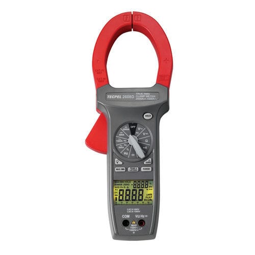 Цифровой мультиметр-зажим - DCM-2608D - Tecpel Co., Ltd. - переносной / 1000 В / 2000 A