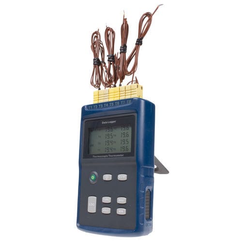 Регистратор данных для измерения температуры - DTM-T8 - Tecpel  Co., Ltd. - с дисплеем LCD / многоканальный