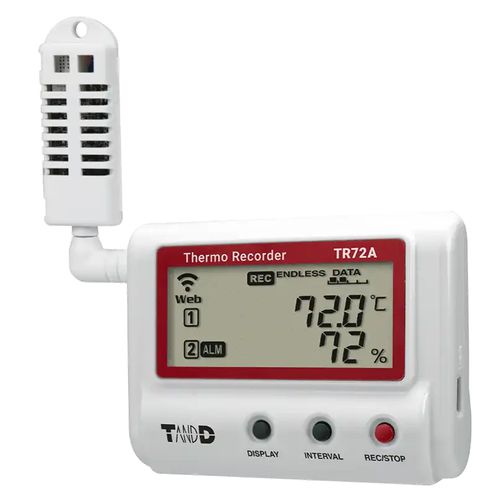 Регистратор данных температура и влажность - TR-72A - Tecpel  Co., Ltd. - USB / технология Bluetooth / с дисплеем LCD