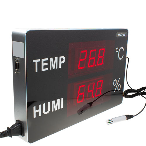Табло LED - TRH-3305 - Tecpel  Co., Ltd. - для измерения температуры / для замера влажности / большой формат