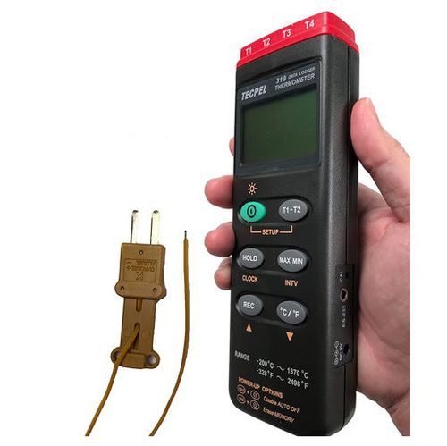 Регистратор данных для измерения температуры - DTM-319 - Tecpel  Co., Ltd. - USB / с дисплеем LCD / цифровой