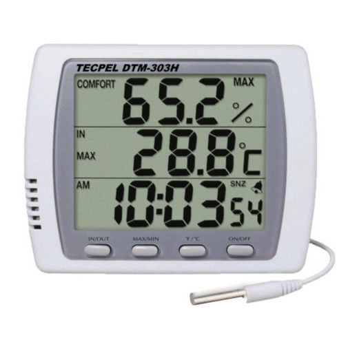 Термогигрометр для защиты окружающей среды - DTM-303H - Tecpel  Co., Ltd. - цифровой / с настенным монтажом / температуры