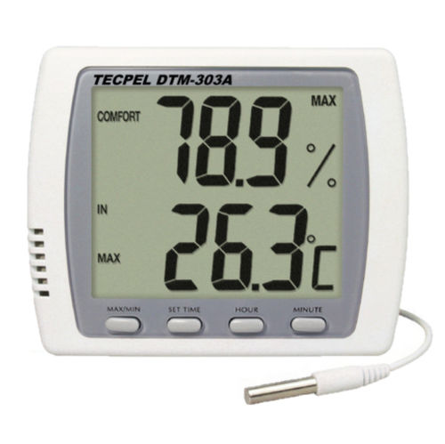 Термогигрометр для защиты окружающей среды - DTM-303A - Tecpel  Co., Ltd. - цифровой / с настенным монтажом / температуры