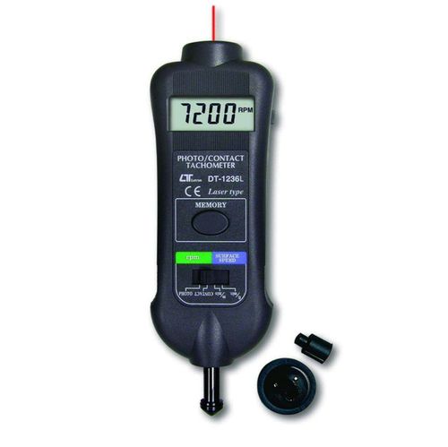 Тахометр лазер - DT-1236L - Tecpel  Co., Ltd. - контактный / портативный / с дисплеем LCD