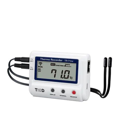 Регистратор данных для измерения температуры - TR-71nw - Tecpel  Co., Ltd. - USB / WiFi / с дисплеем LCD