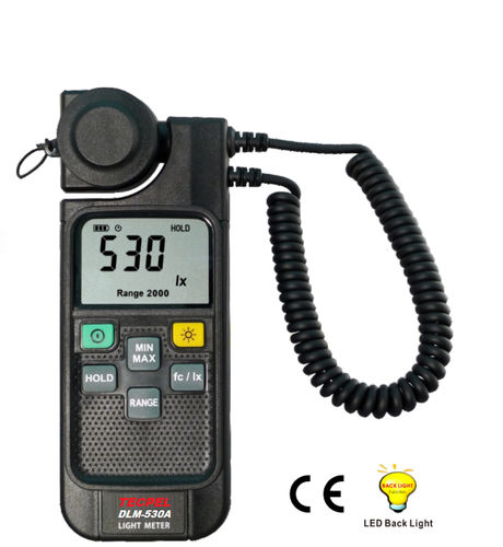 Цифровое устройство измерения уровня освещенности - DLM-530A - Tecpel  Co., Ltd. - переносное / компактное