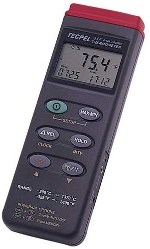 Регистратор данных для измерения температуры - DTM 317  - Tecpel  Co., Ltd. - USB / с дисплеем LCD / переносной