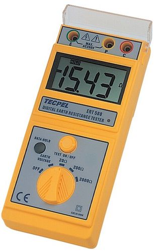 Тестер сопротивления заземлению - ERT-580  - Tecpel  Co., Ltd. - для аккумулятора