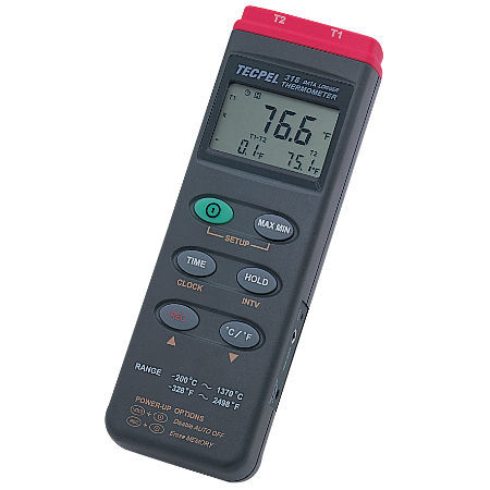Регистратор данных для измерения температуры - DTM-318 - Tecpel  Co., Ltd. - USB / TCK / с экраном