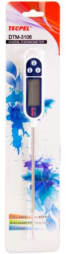 Термометр с зондом - Stem Themometer probe DTM-3106 - Tecpel  Co., Ltd. - цифровой / тип шила / для продуктов питания
