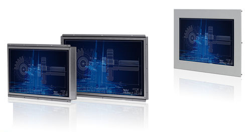 Монитор LCD - WM series  - TL Electronic - с резистивным сенсорным экраном / промышленный / 27"