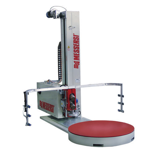 Электрическая machine de thermorétraction - T110 - MESSERSI' PACKAGING - с поворотным столом / газовая