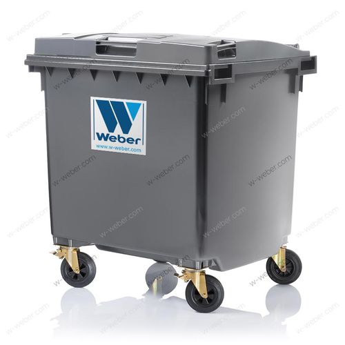 Контейнер для отходов из ПЭНД - MGB 1100 L FL - Weber GmbH & Co. KG Abfallbehaelter & Container - для городских отходов / для бытовых отходов / для бумаги
