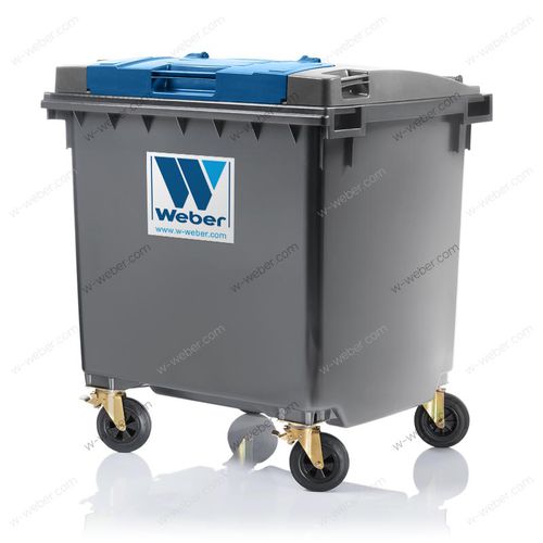 Контейнер для отходов из ПЭНД - MGB 1100 L FL LIL - Weber GmbH & Co. KG Abfallbehaelter & Container - для городских отходов / для бытовых отходов / для бумаги