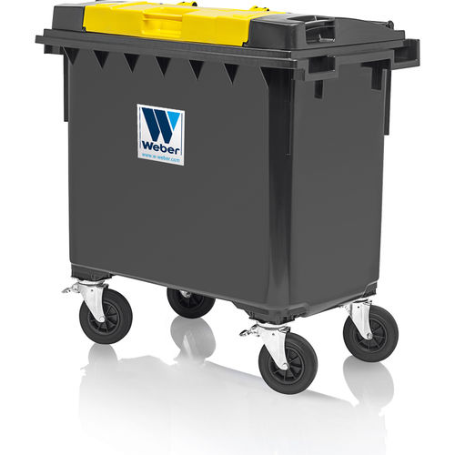 Контейнер для отходов из ПЭНД - MGB 660 L FL LIL - Weber GmbH & Co. KG Abfallbehaelter & Container - для городских отходов / для бытовых отходов / для бумаги