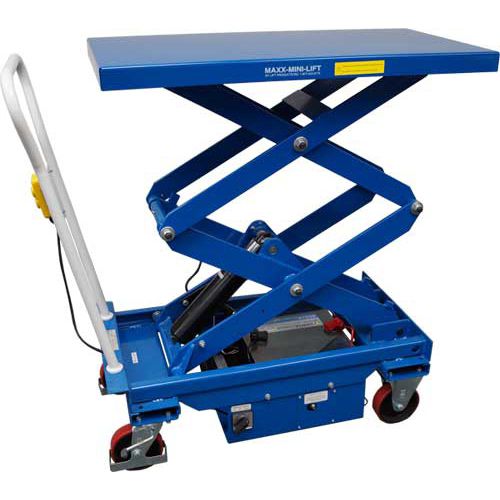 Двойной ножничный подъемный стол - MMLE series - Lift Products - электрический / мобильный / для подготовки команд