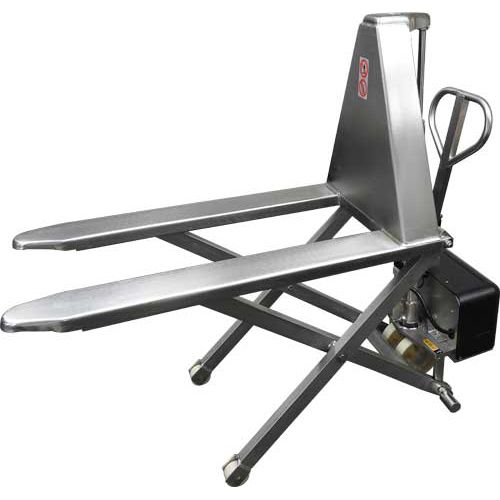 Электрический погрузчик для поддонов - MJHLE-W22-SS  - Lift Products - из нержавеющей стали / ножничный / с высоким подъемом