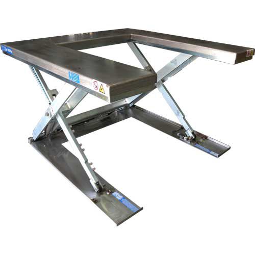 Ножничный подъемный стол - LPBLU-SG series - Lift Products - электрический / с ручным управлением / стационарный