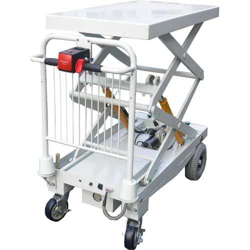 Двойной ножничный подъемный стол - JRMC-ELT series - Lift Products - электрический / мобильный