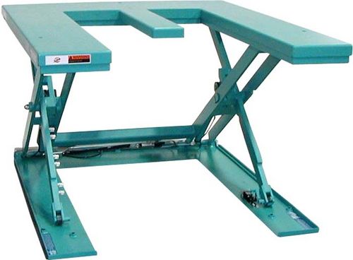Подъемный стол с площадкой в форме Е - E-Lift - Lift Products - ножничный / гидравлический / стационарный