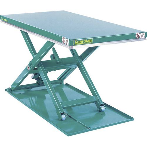 Ножничный подъемный стол - Guardian LPBL - Lift Products - с ручным управлением / стационарный / сверхплоский