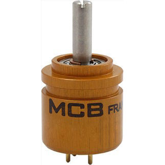 Однооборотный потенциометр - PP12 SR series - Vishay MCB industrie - с ручным управлением / аналоговый / из токопроводящей пластмассы