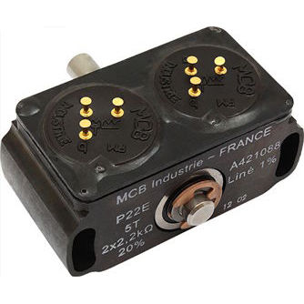 Многооборотный потенциометр - P22R series - Vishay MCB industrie - с ручным управлением / аналоговый / из токопроводящей пластмассы