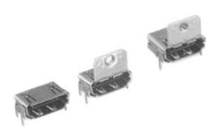 Соединитель РЧ - CAM-F77B, F77C  - Mitsumi Electric - HDMI / параллельный / с фланцем