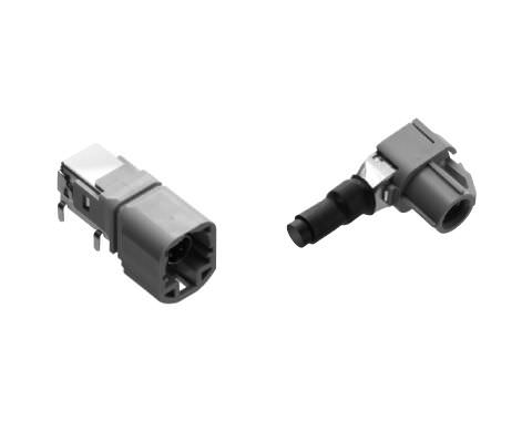 Соединитель для передачи данных - CAM, CDM series - Mitsumi Electric - USB / прямоугольный / с фланцем