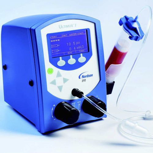 Дозатор для жидкостей - Ultimus™ I-II - Nordson EFD - для смол / для пасты для пайки / шприцевый