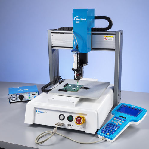 Картезианский робот - E series - Nordson EFD - 3 оси / для дозирования / настольный