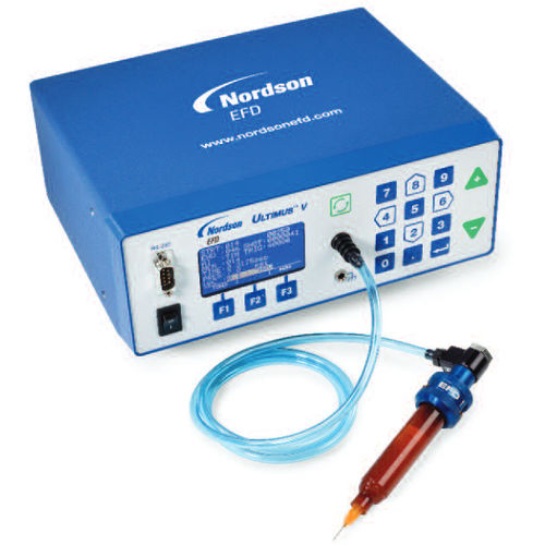Дозатор клея - Ultimus™ V - Nordson EFD - синтетический двухкомпонентный / для жидкостей / шприцевый