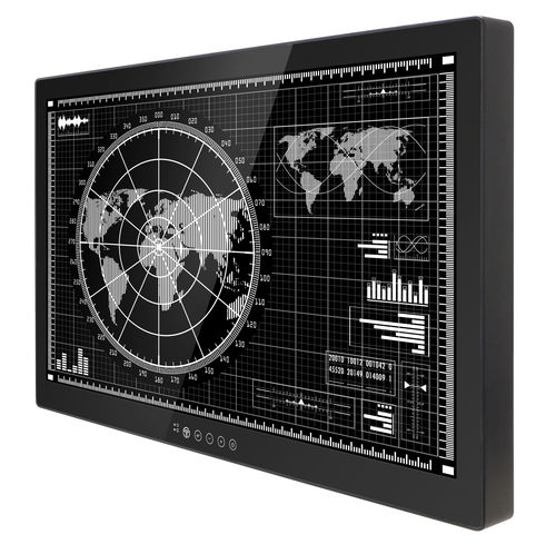 Монитор LCD - M320TF-MIL - Winmate, Inc. - с проекционно-емкостной технологией / с мультисенсорным экраном / промышленный