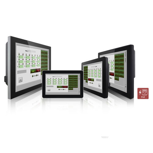 Монитор с сенсорным экраном - W10L100-PCHx-PoE, R10L100-PCxx-PoE series - Winmate, Inc. - промышленный / для торговой точки / для видеонаблюдения