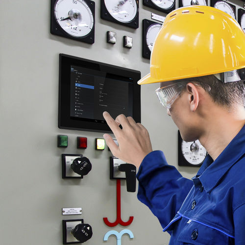 HMI с многоточечным сенсорным экраном - E Series - Winmate, Inc. - встраиваемый / Dual Core / Android