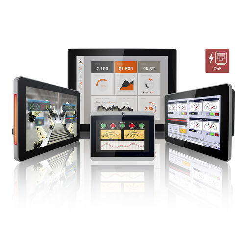 HMI с многоточечным сенсорным экраном - S-Series - Winmate, Inc. - встраиваемый / настенный / с креплением VESA