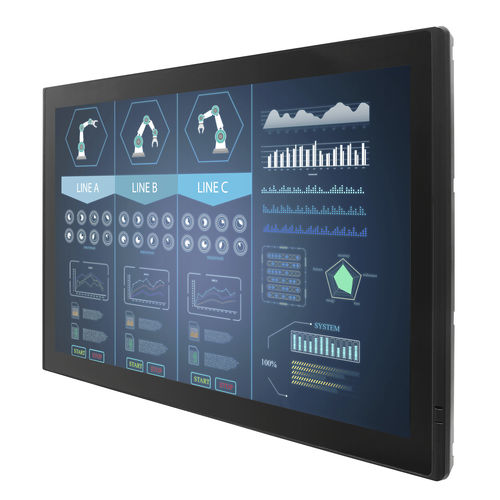 Монитор LCD/TFT - W32L100-PTA1 - Winmate, Inc. - с проекционно-емкостной технологией / промышленный / для торговой точки