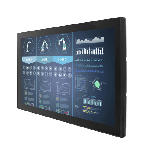 Монитор LCD - W32L100-PTA1-SDI - Winmate, Inc. - с проекционно-емкостной технологией / промышленный / для торговой точки