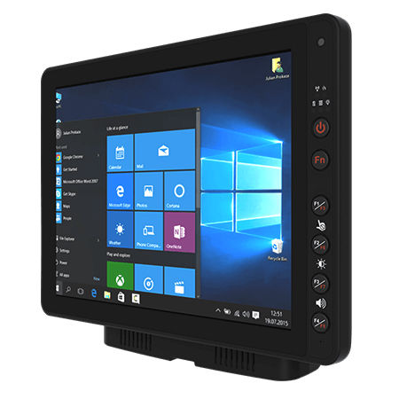 Встроенный терминал 12,1" - FM12E - Winmate, Inc. - с защитой / для суровых природных условий / MIL-STD-810G