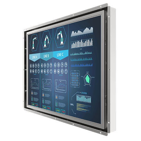 Монитор для аффиширования - R21L100-OFM1 - Winmate, Inc. - с резистивным сенсорным экраном / 21,3" / 1600x1200