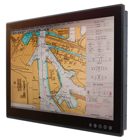 Морской монитор - W24L100-MRL1FP - Winmate, Inc. - с проекционно-емкостной технологией / с мультисенсорным экраном / для аффиширования