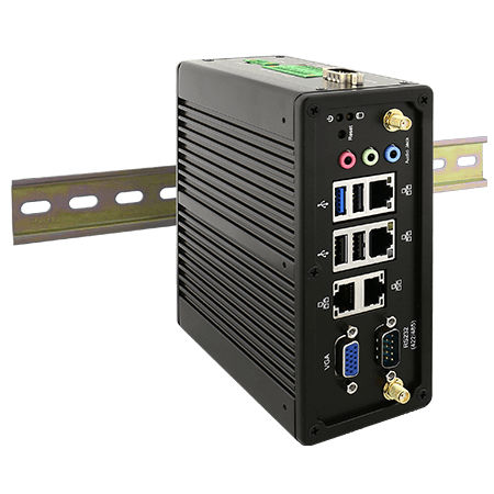 ПК бокс - IBDRW100-EX - Winmate, Inc. - на DIN-рейке / Intel® Celeron N2930 / Quad Core