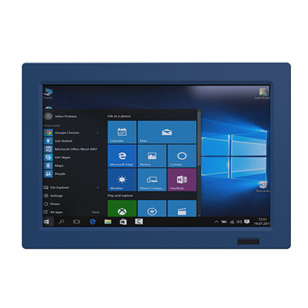 Панельный ПК ЖК-монитор - W12IE3S-VMM9(HB) - Winmate, Inc. - со светодиодной подсветкой / с сенсорным экраном / 12"