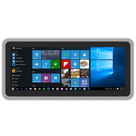 Информационное табло LCD - W12L100-PPB1 - Winmate, Inc. - 1920×720 / 12,1" / промышленное