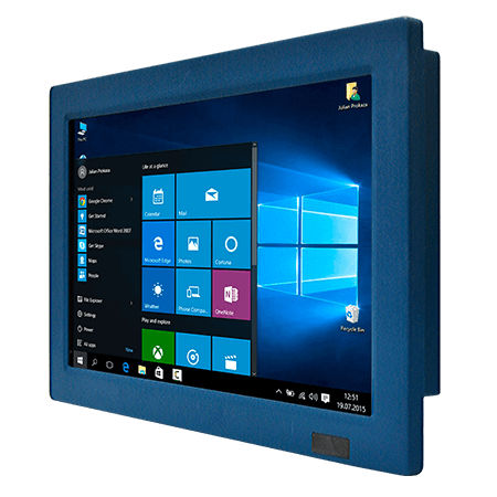 Панельный ПК ЖК-монитор - W12IAD3S-VMM9(HB) - Winmate, Inc. - с большим экраном / с резистивным сенсорным экраном / 12,1"