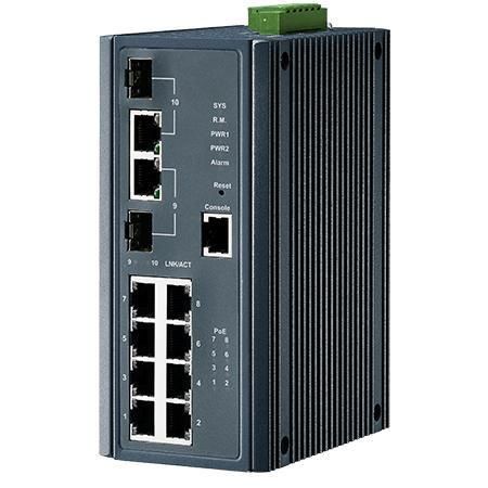 Управляемый коммутатор Ethernet - EACSW-L2 - Winmate, Inc. - 10 портов / уровня 2 / Gigabit Ethernet