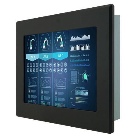 Монитор с резистивным сенсорным экраном - R12T600-IPL1 - Winmate, Inc. - промышленный / для внешнего использования / для промышленных машин
