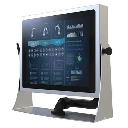 Монитор с мультисенсорным экраном - R15L100-SPC369-P1 - Winmate, Inc. - с емкостным сенсорным экраном PCAP / высокотемпературный / высокое давление