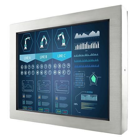 Сенсорный монитор - R19L300-65M1 - Winmate, Inc. - с резистивным сенсорным экраном / для промышленных машин / для аффиширования