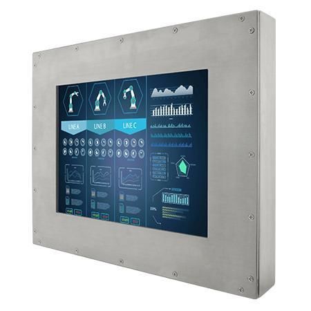 Монитор с резистивным сенсорным экраном - R10L100-67T2ST - Winmate, Inc. - для промышленных машин / для использования в области химии / для линии пищевой продукции